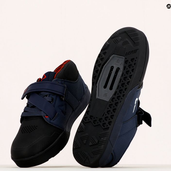 Vyriški MTB dviratininkų batai Leatt 4.0 Clip navy blue/black 3021300402 11