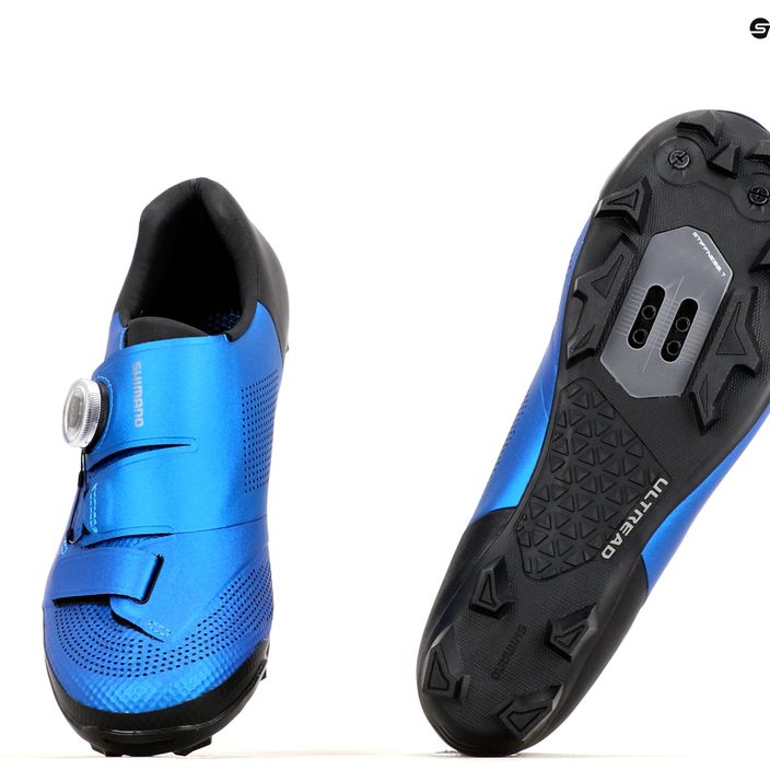 Shimano SH-XC502 vyriški MTB dviračių batai mėlyni ESHXC502MCB01S46000 11