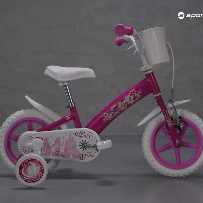 Huffy Princess vaikiškas 12" rožinis dviratis 22411W 13