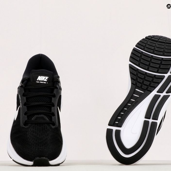 Nike Air Zoom Structure 24 moterų bėgimo bateliai juodi DA8570-001 11