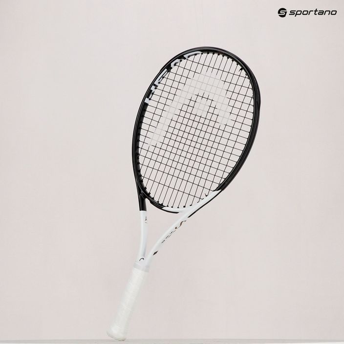 HEAD Speed 25 SC vaikiška juodai balta teniso raketė 233672 12