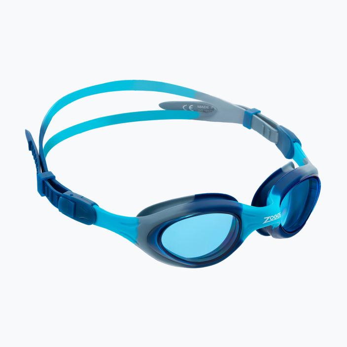 Zoggs Super Seal mėlyni/kamufliažiniai/mėlyni vaikiški plaukimo akiniai 461327