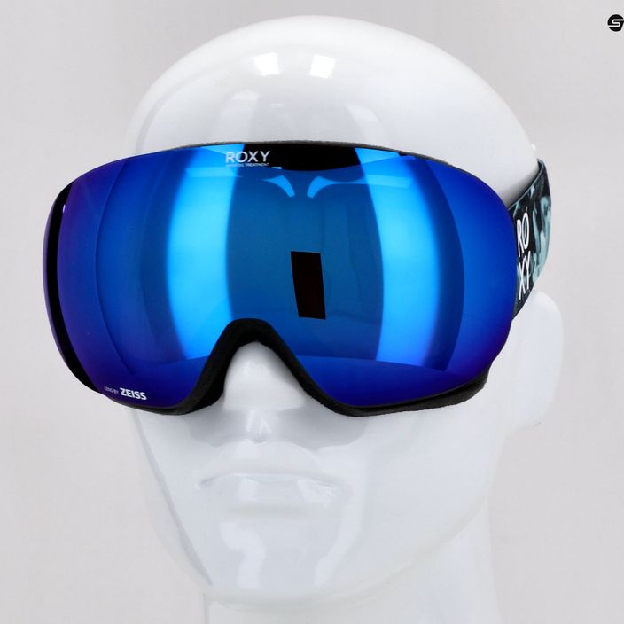 Moteriški snieglenčių akiniai ROXY Popscreen Cluxe J true black akio/sonar ml revo blue 12