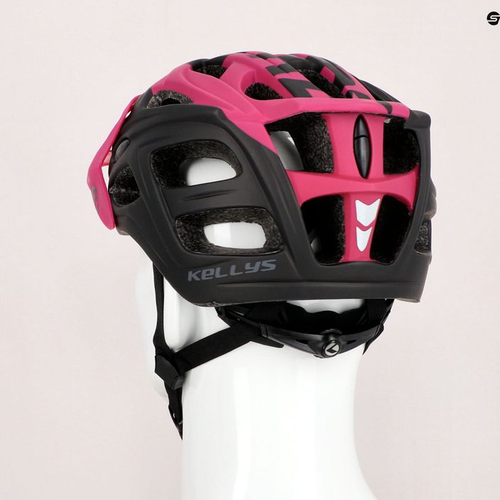 Kellys DARE 018 moteriškas dviratininko šalmas rožinės spalvos 10