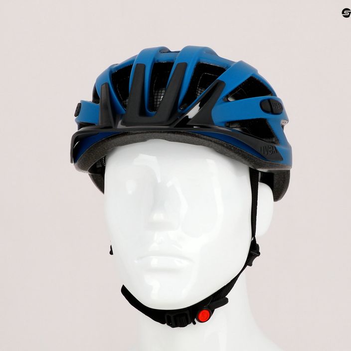 UVEX dviratininko šalmas I-vo CC juodai mėlynas S4104233315 9