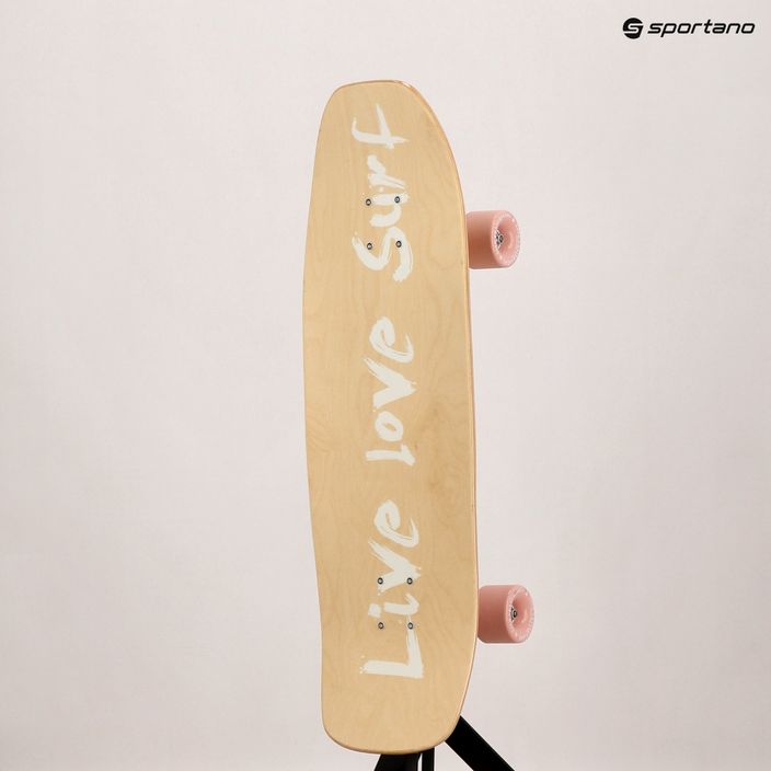 Surfskate riedlentė Fish Skateboards Wave beige SURF-WAV-SIL-PIN 9