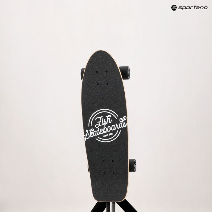 Fish Skateboards Alaia cruiser riedlentė juoda CR-ALA-SIL-BLA 9