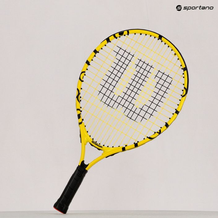 Wilson Minions Jr 19 vaikiška geltonos ir juodos spalvų teniso raketė WR068910H+ 8