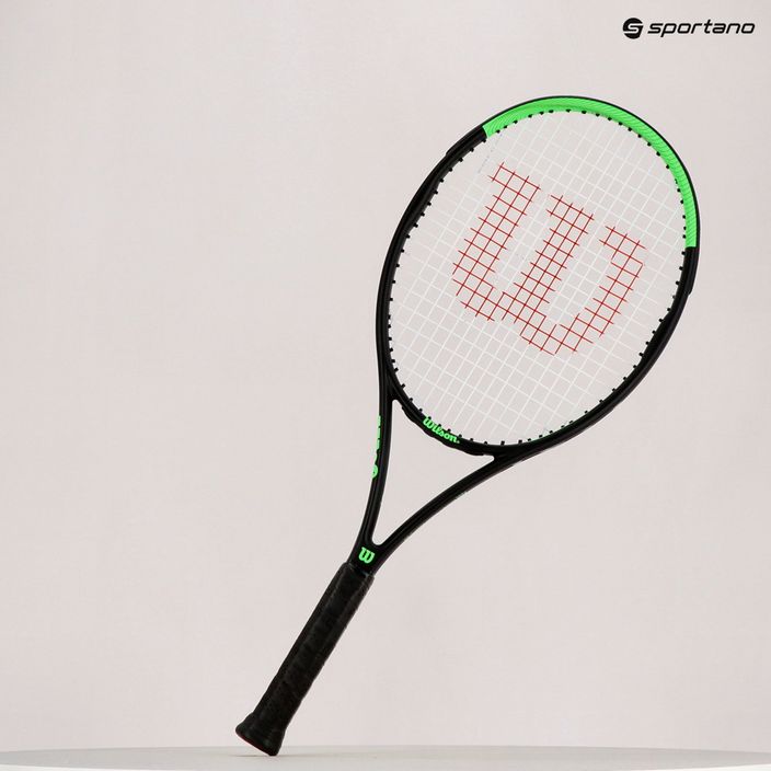 Wilson Blade Feel 103 teniso raketė juodai žalia WR083310U 14