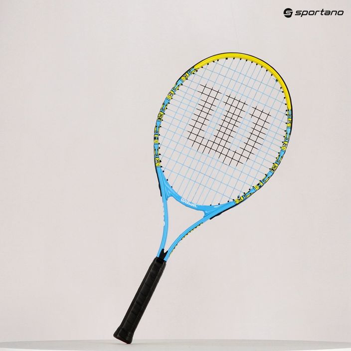 Wilson Minions 2.0 Jr 25 vaikiška teniso raketė mėlyna/geltona WR097310H 12