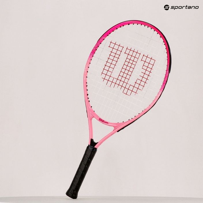 Wilson Burn Pink Half CVR 23 pink WR052510H+ vaikiška teniso raketė 8