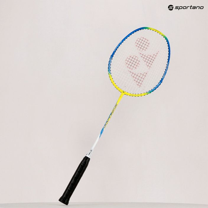 YONEX Nanoflare 100 badmintono raketė geltonai mėlyna 7