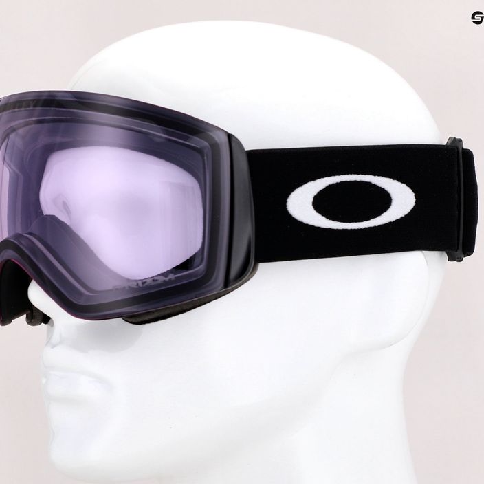 Oakley Flight Deck matiniai juodi/prizm sniego skaidrūs slidinėjimo akiniai OO7050-97 7