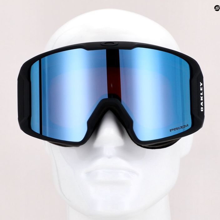 Oakley Line Miner matiniai juodi/prizm snow sapphire iridium slidinėjimo akiniai OO7070-04 8