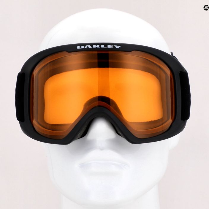 Oakley O-Frame 2.0 Pro matinės juodos/persimono spalvos slidinėjimo akiniai OO7124-01 7