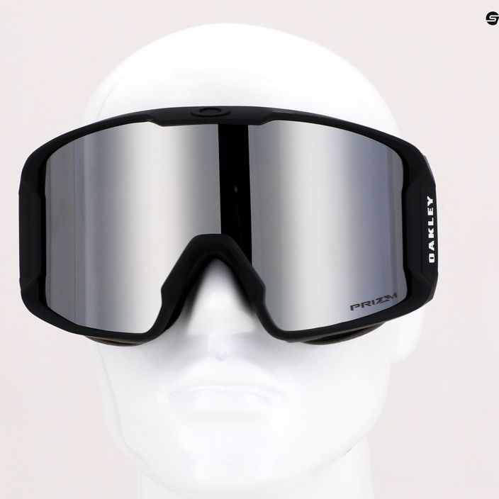 Oakley Line Miner matiniai juodi/prizm snow juodi iridžio slidinėjimo akiniai OO7070-01 7