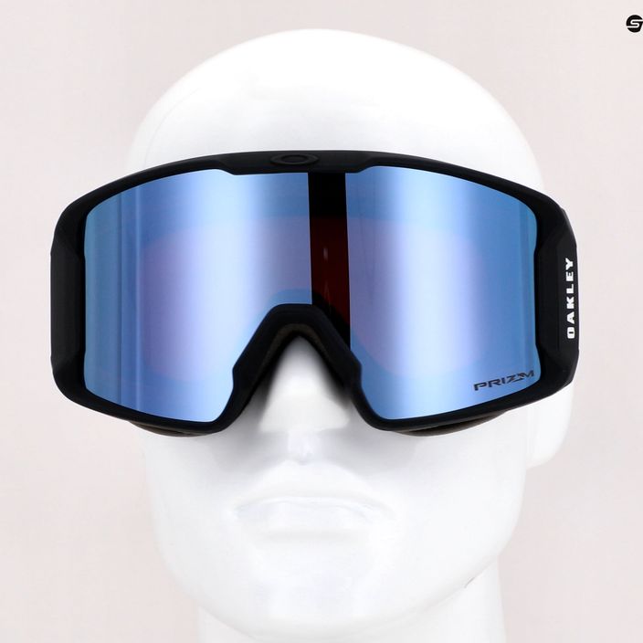 Oakley Line Miner matiniai juodi/prizm snow safyro iridžio slidinėjimo akiniai OO7093-03 7
