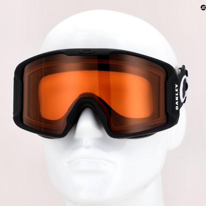 Oakley Line Miner matiniai juodi/prizm snow persimmon slidinėjimo akiniai OO7093-26 7