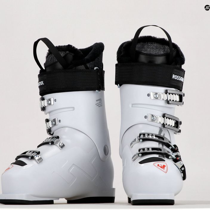 Moteriški slidinėjimo batai Rossignol Pure Comfort 60 white/grey 9