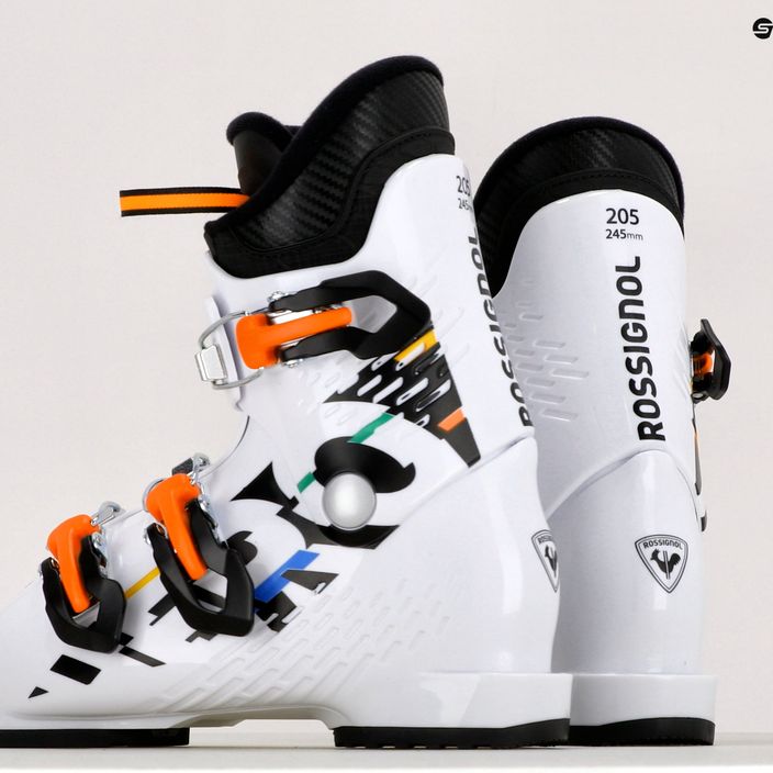 Rossignol Hero J3 vaikiški slidinėjimo batai balti 9