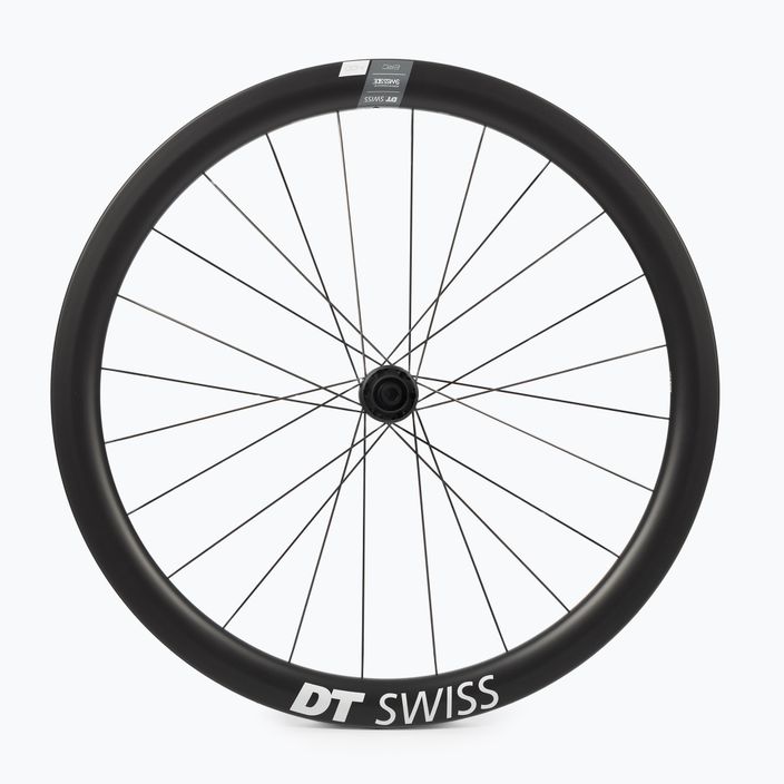 DT Swiss ERC 1400 DI 700C CL 45 12/142 ASL11 anglies dviračių galinis ratas juodas WERC140NIDICA18230