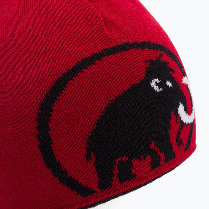 Mammut Logo žieminė kepurė juoda-raudona 1191-04891-0001-1 6