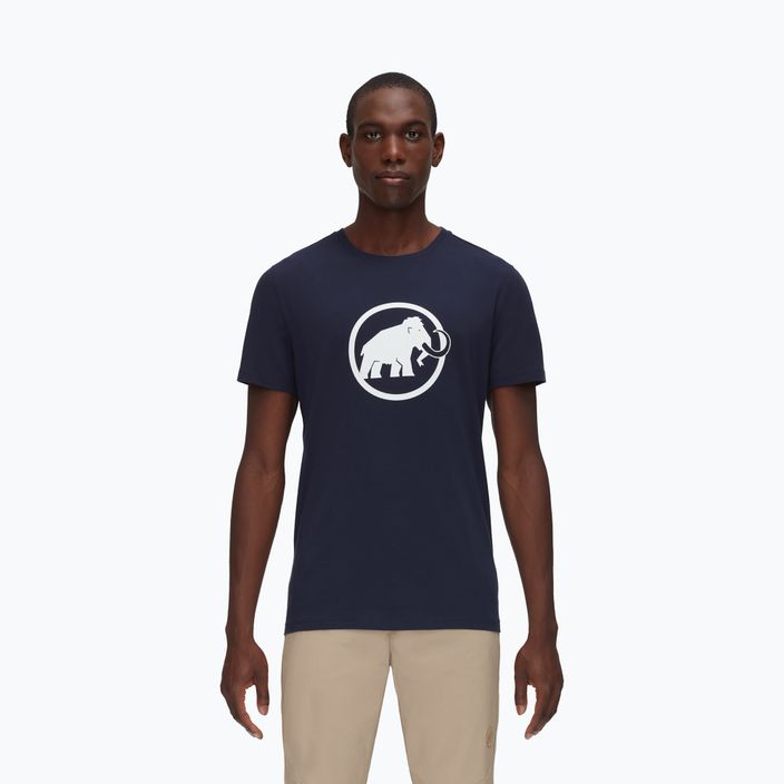 Mammut Classic vyriški trekingo marškinėliai tamsiai mėlyni 2