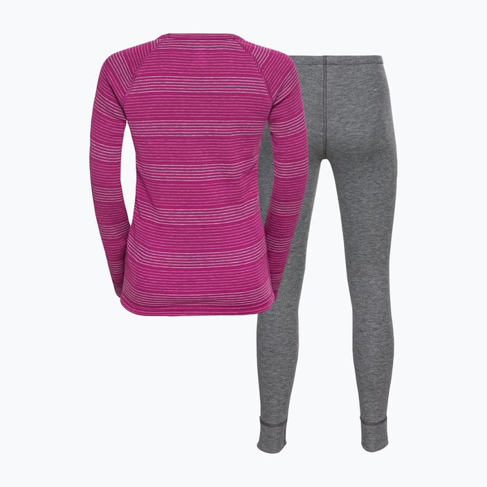 Vaikiški terminiai apatiniai drabužiai ODLO Active Warm Eco Long rožinės/pilkos spalvos 159449/10828 2