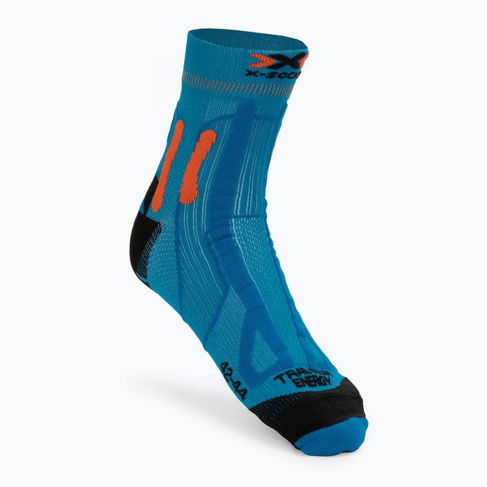 Vyriškos X-Socks Trail Run Energy mėlynos bėgimo kojinės RS13S19U-A008 2
