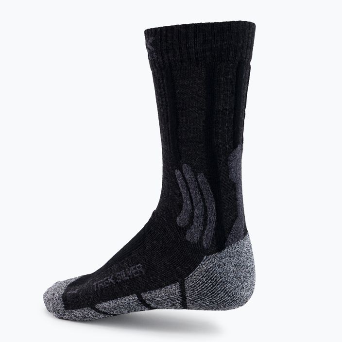 Vyriškos trekingo kojinės X-Socks Trek Silver black/grey TS07S19U-B010 3