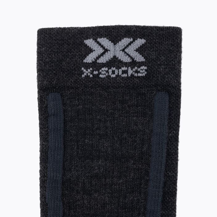 "X-Socks Trek Expedition" opal black/dolomite grey melanžinės trekingo kojinės 4