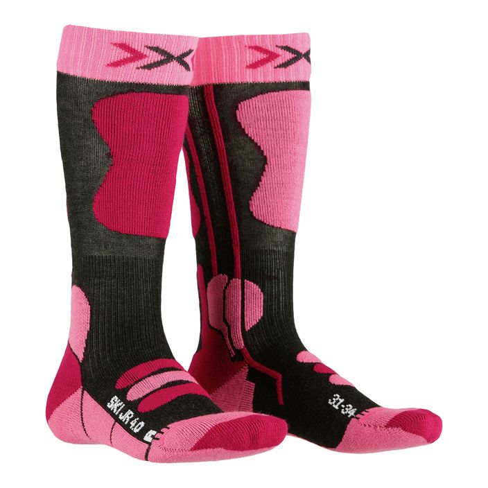 Vaikiškos slidinėjimo kojinės X-Socks Ski 4.0 pink XSSS00W19J 2