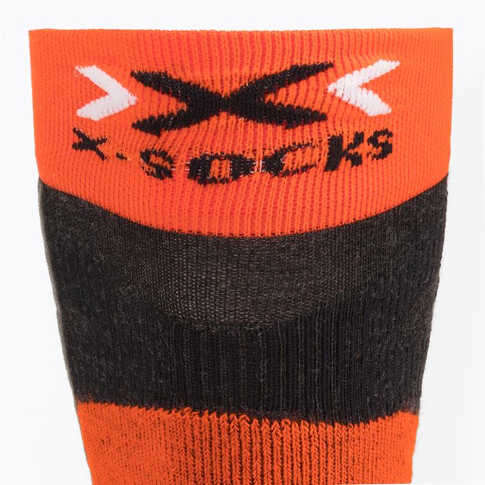X-Socks Ski Control 4.0 juodos/oranžinės slidinėjimo kojinės XSSSKCW19U 3