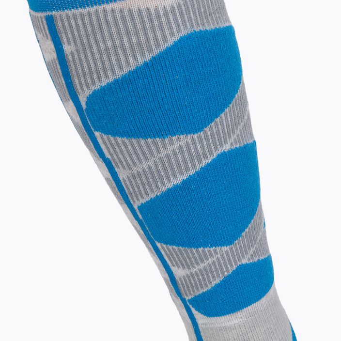 Moteriškos slidinėjimo kojinės X-Socks Ski Control 4.0 pilkai mėlynos XSSSKCW19W 3