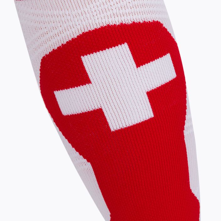 X-Socks Ski Patriot 4.0 Switzerland baltos kojinės XSSS43W19U 3
