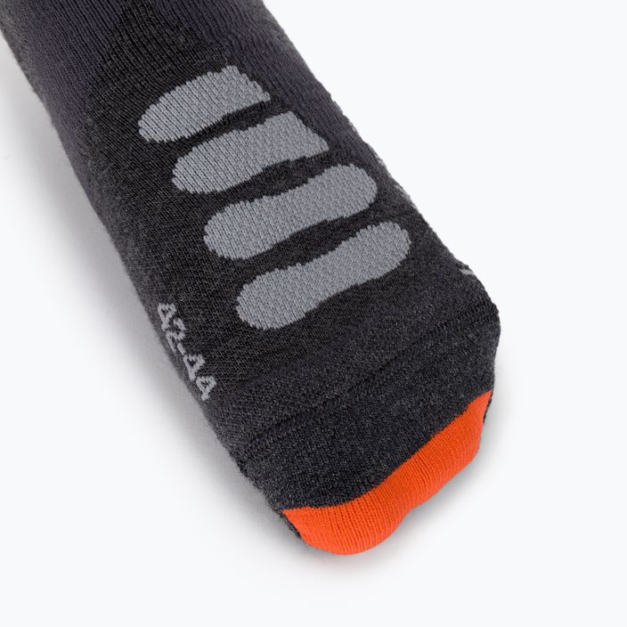 X-Socks Ski Silk Merino 4.0 pilkos kojinės XSSSKMW19U 3