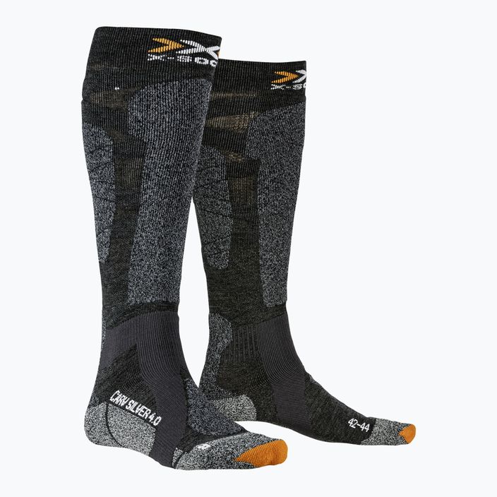 X-Socks Carve Silver 4.0 slidinėjimo kojinės juodos XSSS47W19U 4