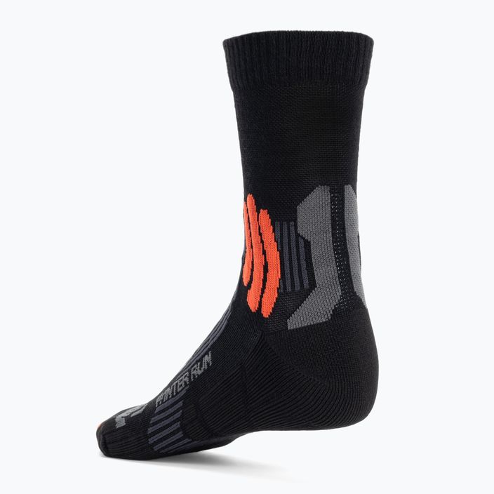 X-Socks Winter Run 4.0 bėgimo kojinės juodos XSRS08W20U 2