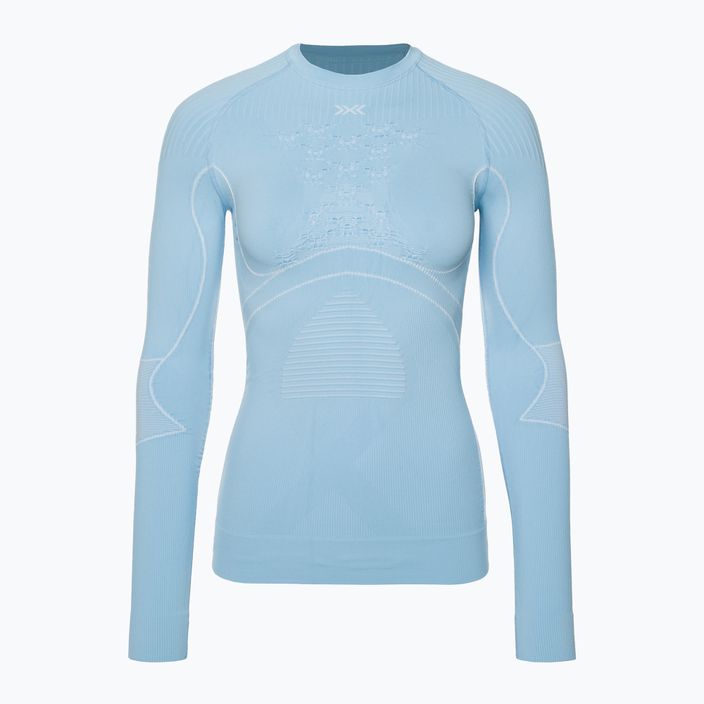 Moteriški terminiai marškinėliai X-Bionic Energy Accumulator 4.0 ice blue/arctic white