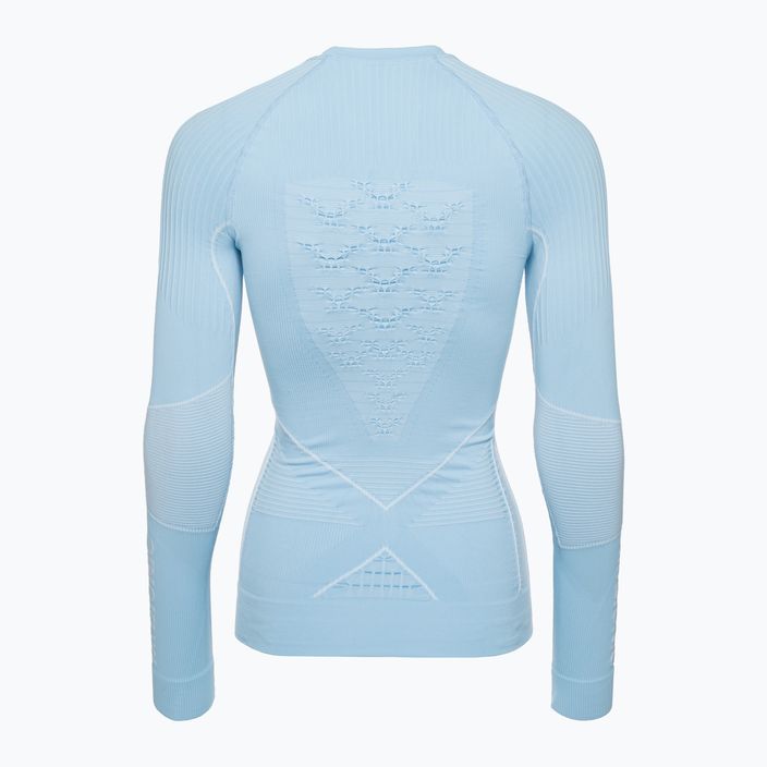 Moteriški terminiai marškinėliai X-Bionic Energy Accumulator 4.0 ice blue/arctic white 2