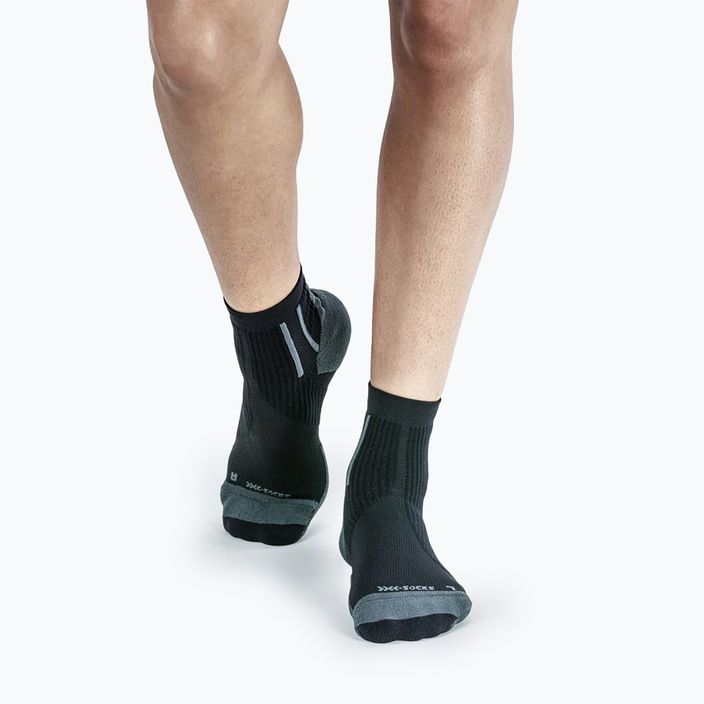 Vyriškos bėgimo kojinės X-Socks Run Perform Ankle black/charcoal 2