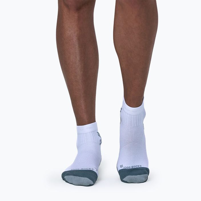 Moteriškos bėgimo kojinės X-Socks Run Discover Ankle arctic white/pearl grey 3