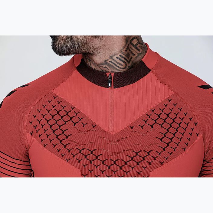 Vyriški bėgimo marškinėliai X-Bionic Twyce Race SS red/black 3