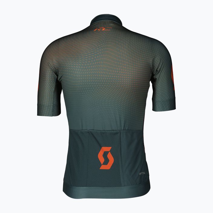 Vyriški SCOTT RC Pro aruba green/braze orange dviratininkų marškinėliai 2