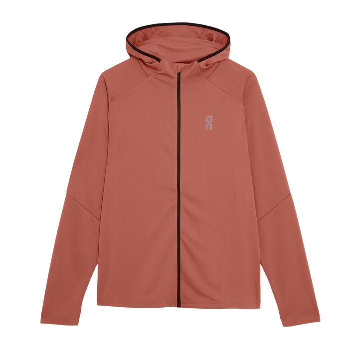 Vyriškas bėgimo džemperis On Running Climate Zip Hoodie auburn 2