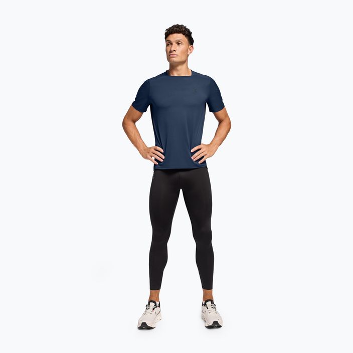 Vyriški bėgimo marškinėliai On Running Performance-T denim/navy 2