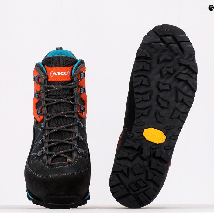 AKU Trekker Lite III GTX vyriški trekingo batai tamsiai pilki/orange 11