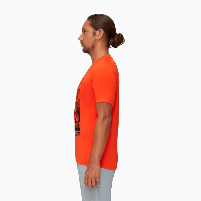 Mammut Mountain vyriški trekingo marškinėliai oranžiniai 2