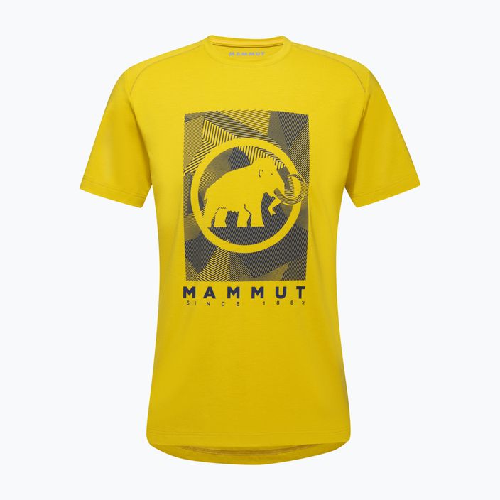 Mammut Trovat geltoni vyriški trekingo marškinėliai 4