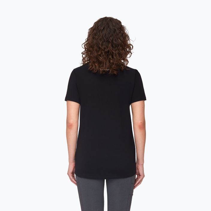 Mammut Graphic moteriški trekingo marškinėliai juodi 2